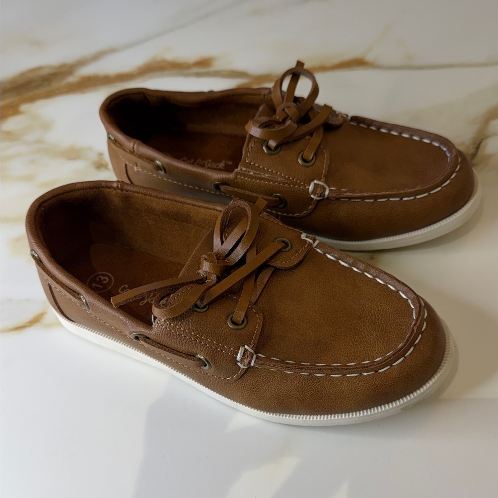 Cat & Jack Brown Boat Shoes